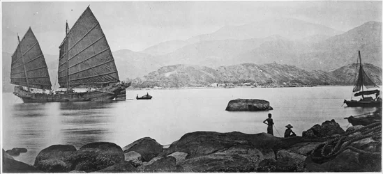 Een Canton Junk, ca. 1867-72